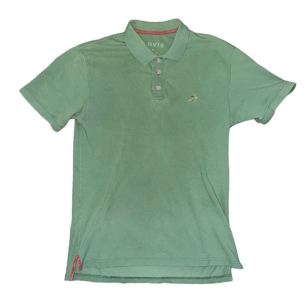 ORVIS Men’s Green Short Sleeve Polo Size M